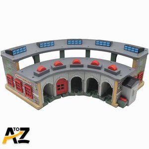 Thomas the Train & Friends Wooden Railway Deluxe Tidmouth Engine Shed Roundhouse